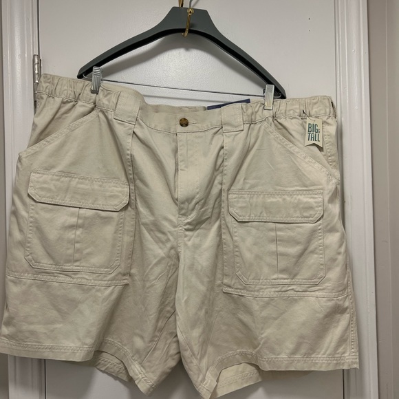 Croft Barrow Mens Shorts Bigtall Cargo 